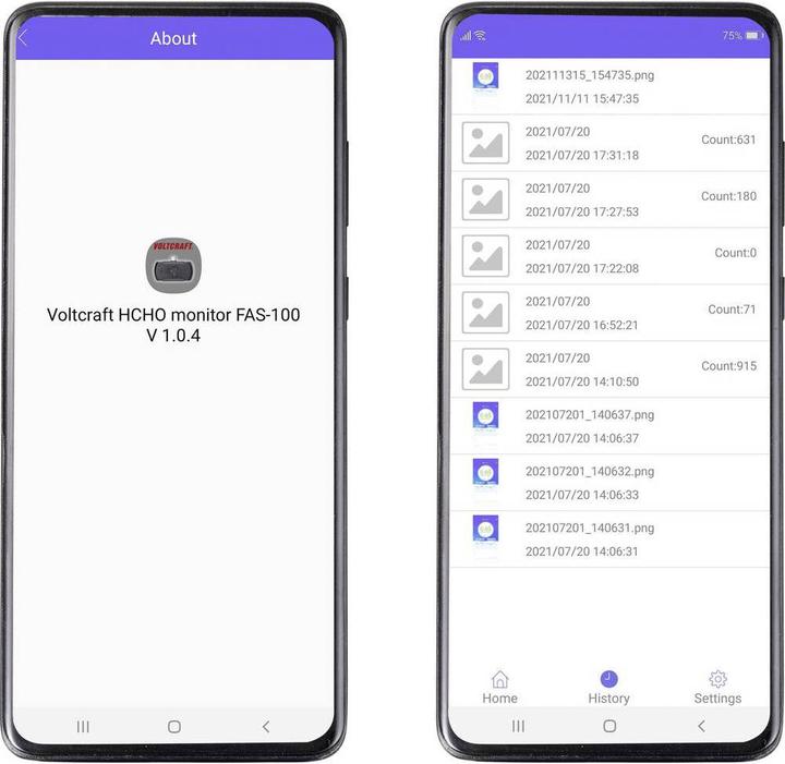 Image du produit Voltcraft FAS-100 Appareil de mesure du formaldéhyde
