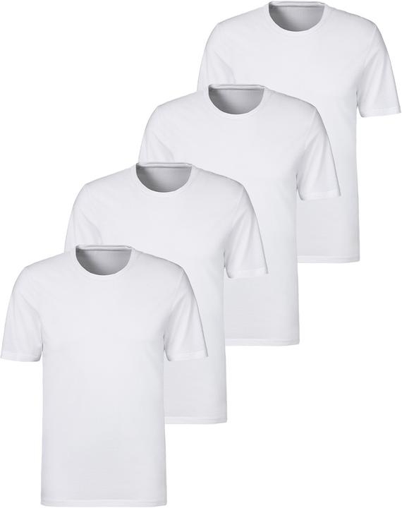 S.Oliver 4er Pack Basic Unterhemd / Shirt Kurzarm