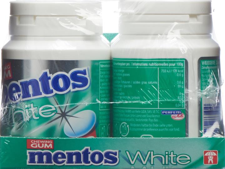 Image du produit mentos Blanc - Gomme à la menthe verte (6x75g) (1 pcs, 450 g)