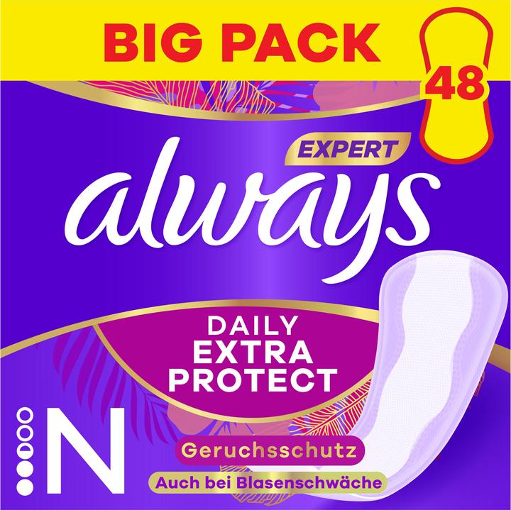Actual product image Always Expert Daily Extra Protect (48 x)