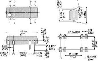Produktbild Velleman Reed Relais 24vdc 0.5a 2forma