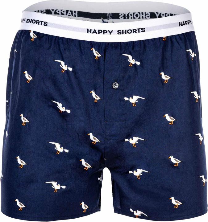 Immagine prodotto Happy shorts Boxer in tessuto dal taglio casual e confortevole (XL, confezione da 3)