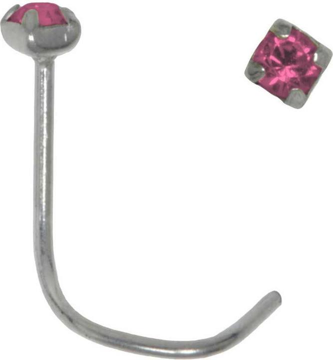 Bijouteria Nasenpiercing (Kristall, Silber 925)