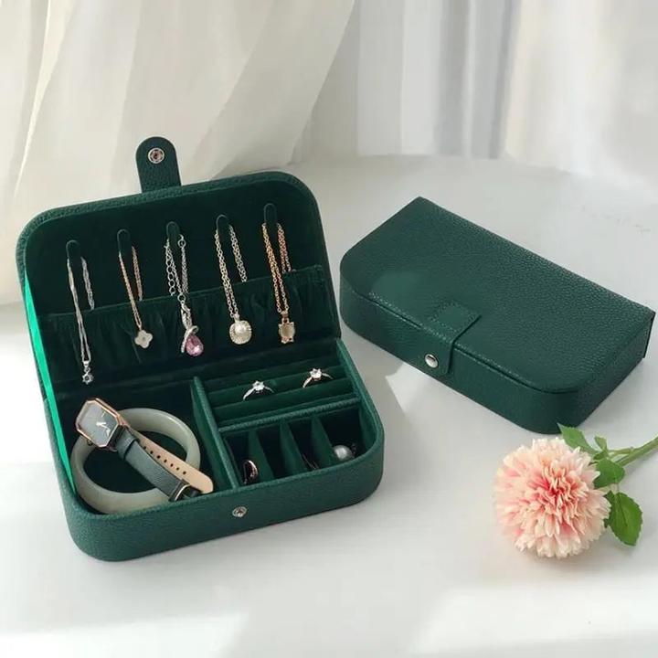 Immagine prodotto Only-Bags.Store Scatola portatile per gioielli Organizzatore di gioielli Display da viaggio Scatole per gioielli