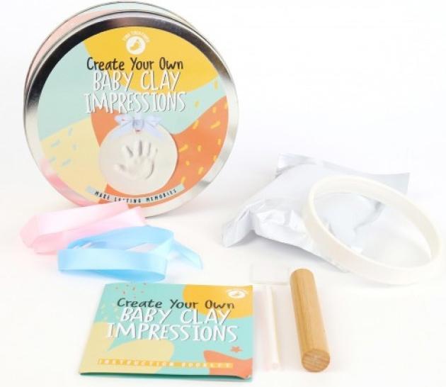 Actual product image Pikkii Baby Footprint and Handprint DIY Set