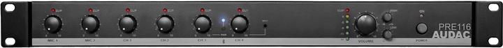 Actual product image Audac PRE116 6-channel stereo preamplifier