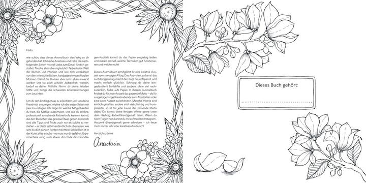 Productafbeelding Ausmalbuch - Florale Motive