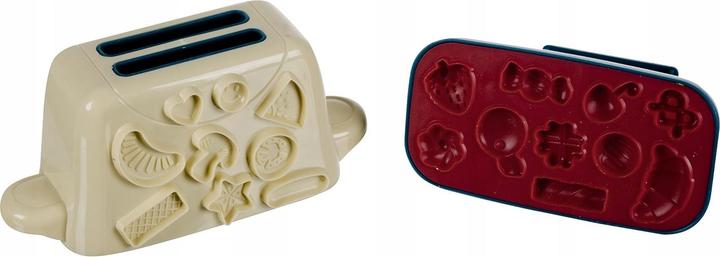 Image du produit Kruzzel Grand set de jouets avec seringue à pâtes, toast jouet et pâte à modeler