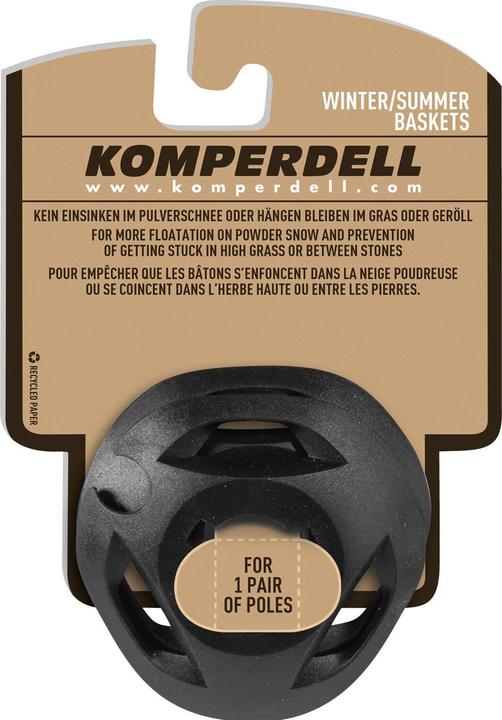 Actual product image Komperdell Large Ultra Light Basket Vario (pair)