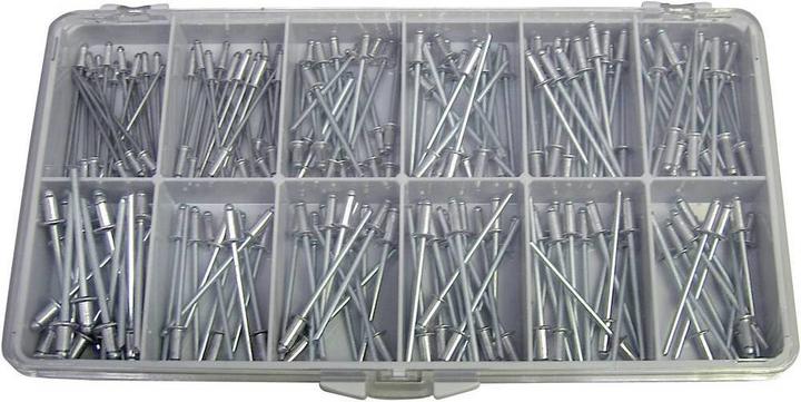 Actual product image Toolcraft 190pcs. Blind rivet assortment