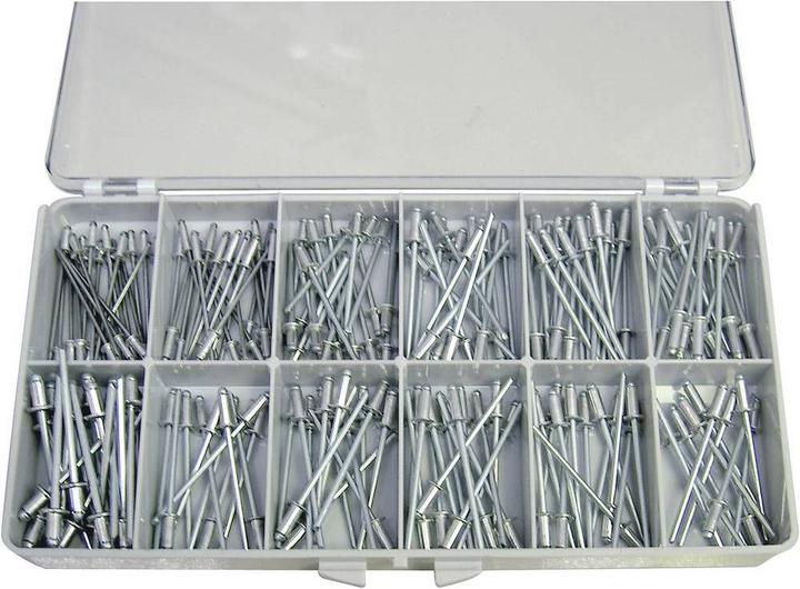 Actual product image Toolcraft 190pcs. Blind rivet assortment