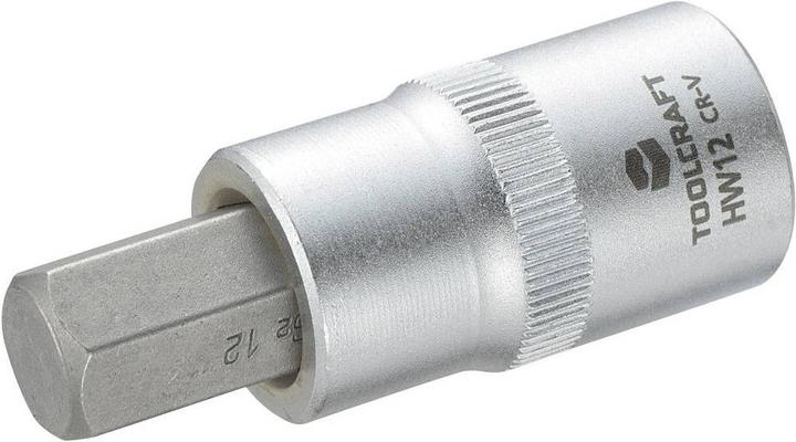 Image du produit Toolcraft Douille 12,5 mm (1/2") avec embout hexagonal (12 mm)
