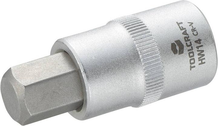 Image du produit Toolcraft Douille 12,5 mm (1/2") avec embout hexagonal (14 mm)
