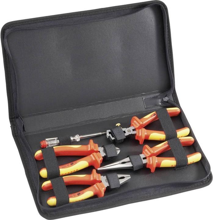 Produktbild Toolcraft VDE-Zangen-Set inkl. Phasenprüfer 5tlg