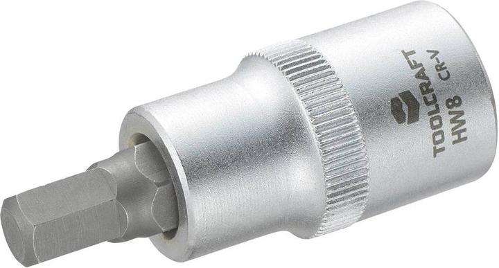 Image du produit Toolcraft Douille 12,5 mm (1/2") avec embout hexagonal (8 mm)