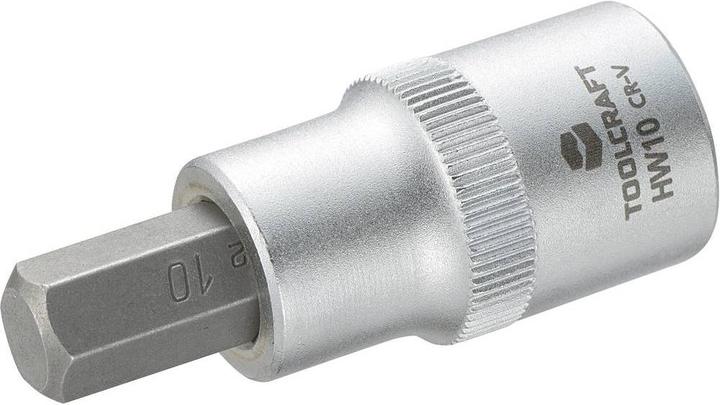 Image du produit Toolcraft Douille 12,5 mm (1/2") avec embout hexagonal (10 mm)