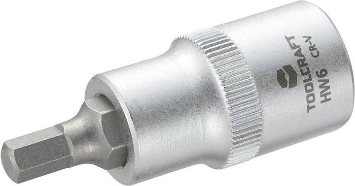 Image du produit Toolcraft Douille 12,5 mm (1/2") avec embout hexagonal (6 mm)