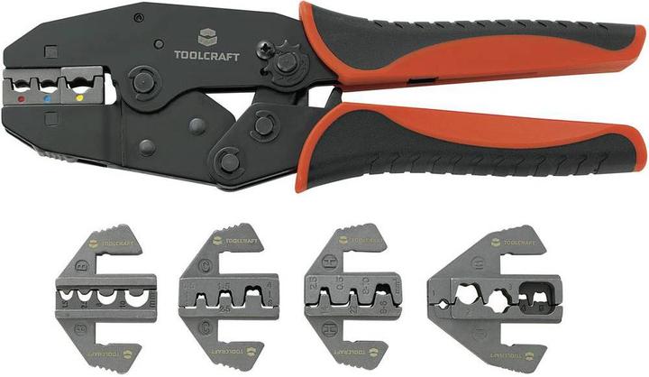 Productafbeelding Toolcraft Krimptangset, gedeeltelijk (225 mm)