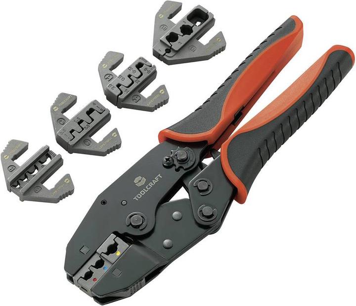 Productafbeelding Toolcraft Krimptangset, gedeeltelijk (225 mm)