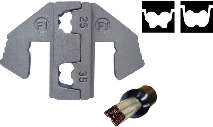 Produktbild Toolcraft Aderendhülsen Quetschbereich: 25 bis 35 mm² (50.90 mm)