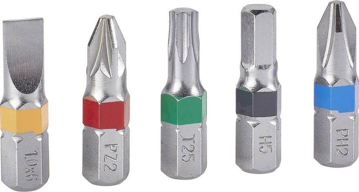 Actual product image Toolcraft 32pcs. bit set with colour coding (C 6.3)