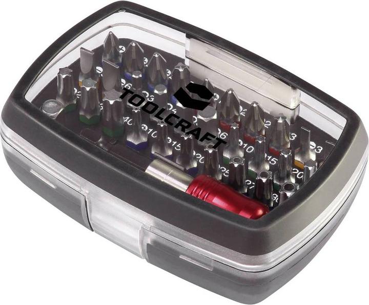 Actual product image Toolcraft 32pcs. bit set with colour coding (C 6.3)