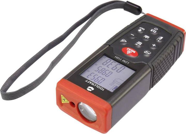 Toolcraft Laser-Distanzmesser LDM 100 H (100 m, 635 nm)