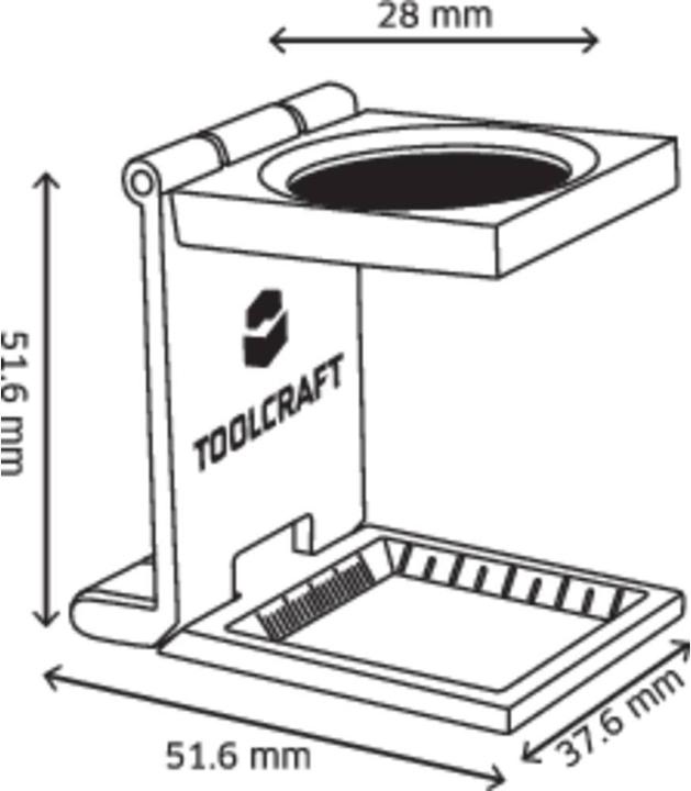 Image du produit Toolcraft Compteur de fils de précision 6 x