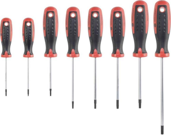 Image du produit Toolcraft Jeu de tournevis d'atelier 8 pièces profil T