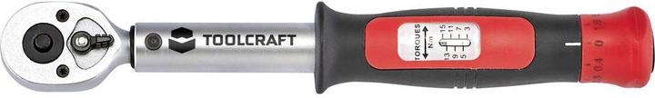Toolcraft 6.3 MM 1/4” Drehmomentschlüssel 3 - 15 NM (1/4", 3 Nm, 15 Nm)