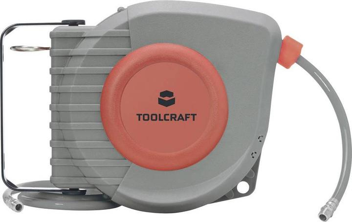 Toolcraft Automatischer Druckluft-Schlauchaufroller 9 m