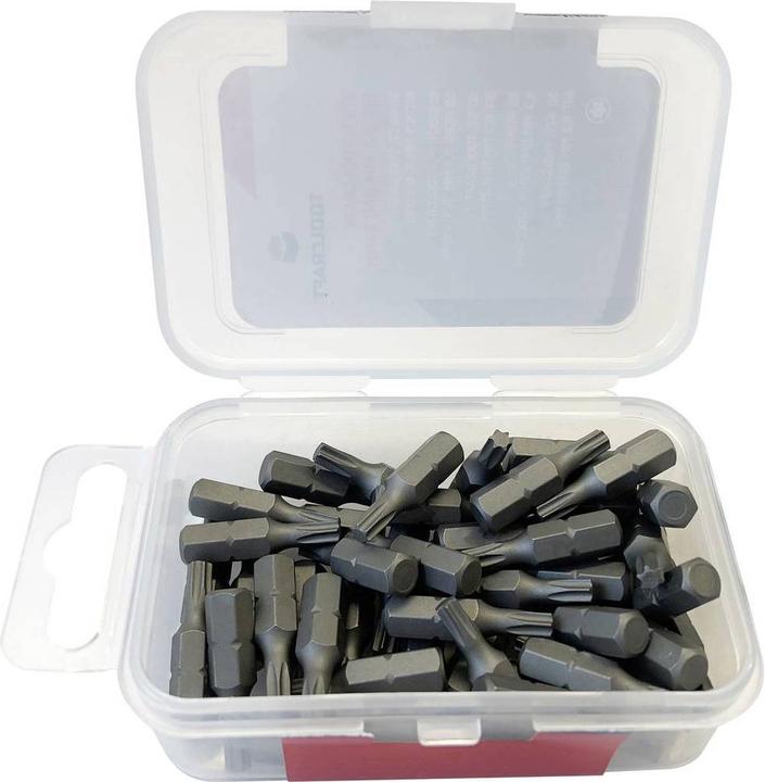 Image du produit Toolcraft 50 pièces Bit T20 6,3 mm (1/4") 25 mm (T 20)