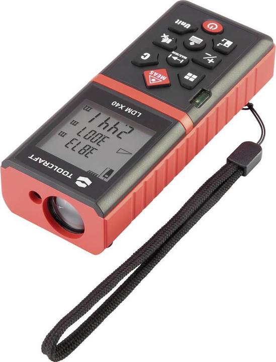 Actual product image Toolcraft LDM X40 (40 m, 650 nm)