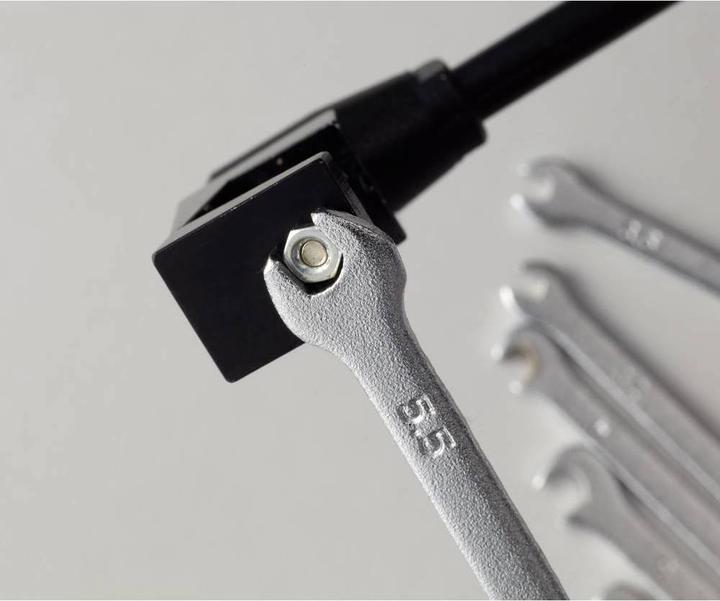 Actual product image Toolcraft 7pcs. mini open-end spanner set 3.0 - 5.5 mm (5 mm, 5.5 mm, 3.2 mm, 4.5 mm, 3 mm, 3.5 mm, 4 mm)