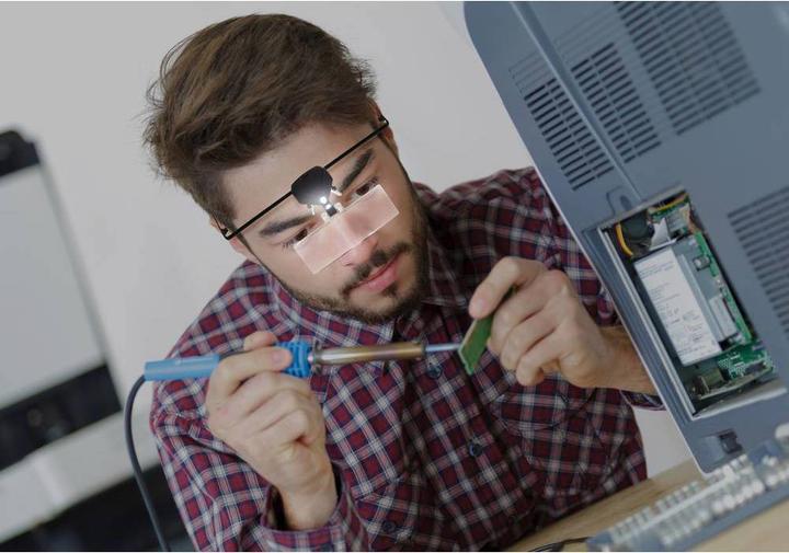 Produktbild Toolcraft Lupenbrille mit LED