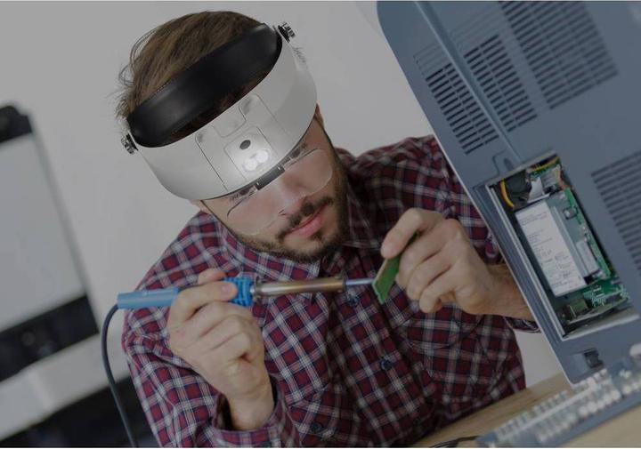 Actual product image Toolcraft Headband magnifier