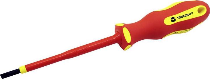 Image du produit Toolcraft Tournevis VDE Slotted SL5.5 125mm (Vis fendues)
