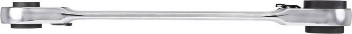 Produktbild Toolcraft 4 in 1 Doppel-Ratschenringschlüssel 10x13 - 17x19, umschaltbar (17 mm, 10 mm, 13 mm, 19 mm)