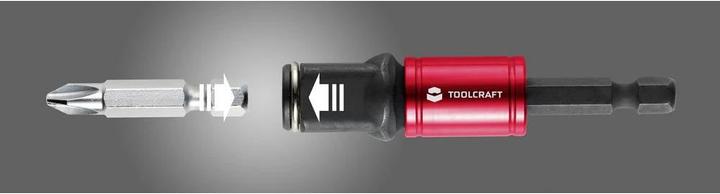 Image du produit Toolcraft Porte-embouts à changement rapide 2 en 1 Longueur 72mm Entraînement