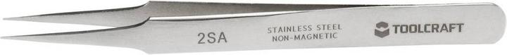 Toolcraft Precision tweezers 2 SA Pointed, medium fine 120 mm