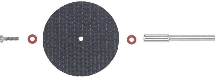 Toolcraft Jeu de 12 disques à tronçonner Ø 38X3.2MM avec mandrin de serrage