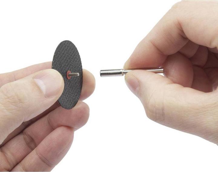 Image du produit Toolcraft Jeu de 12 disques à tronçonner Ø 38X3.2MM avec mandrin de serrage