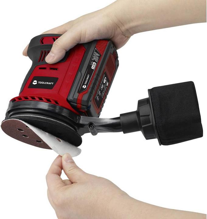 Toolcraft Battery-powered random orbital sander (Eccentric polisher)