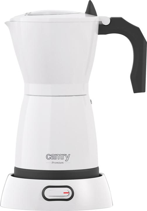 Immagine prodotto Camry CR 4415w Caffettiera elettrica Moka, Bianco/Nero (6 T.)