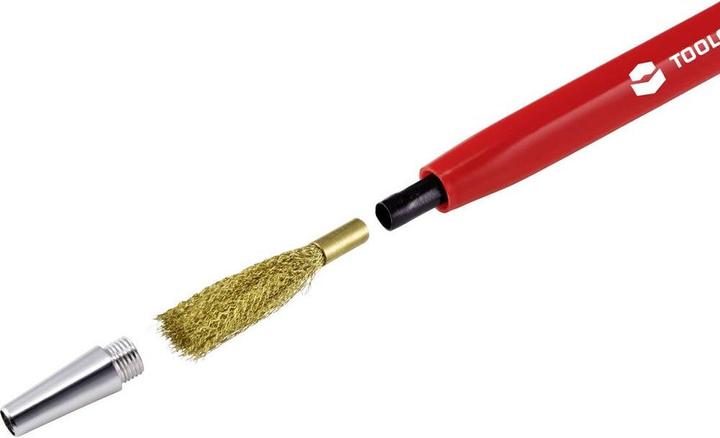 Image du produit Toolcraft Pinceau de rechange pour gomme en fibre de verre Lot de 12 (fil de laiton) 4 mm