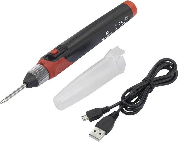 Productafbeelding Toolcraft Soldeerbout accu met vervangbare lithium-ion batterij, 30 W
