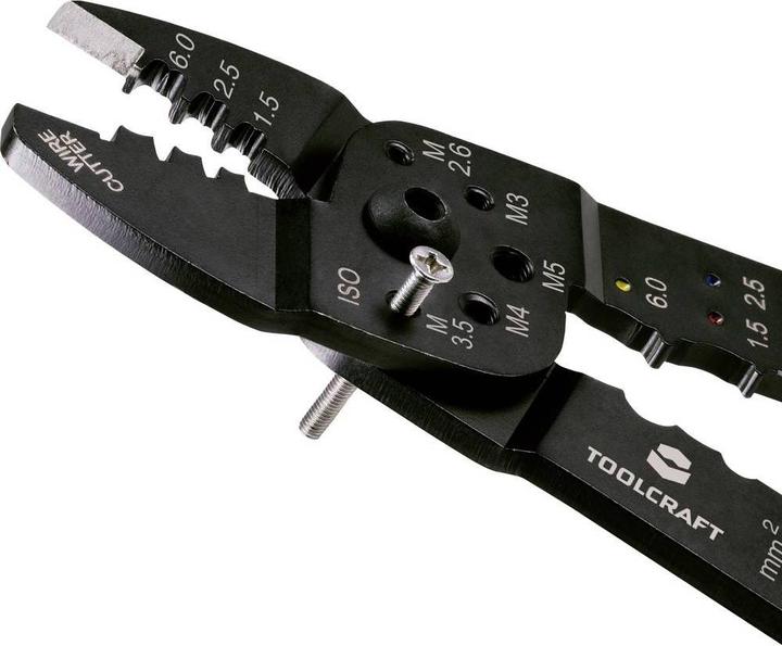 Produktbild Toolcraft Crimpzange 229 mm (243 mm)