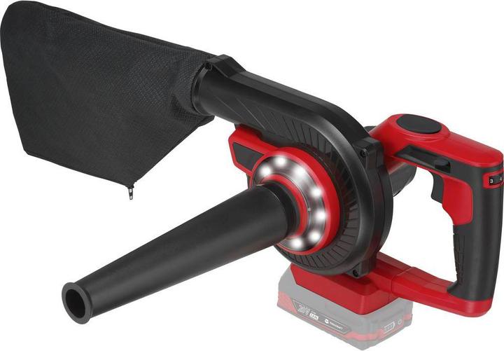 Actual product image Toolcraft TO-6448053 (Rechargeable battery operated, Leaf vacuums, Leaf blower, Vacuum cleaners & blowers)