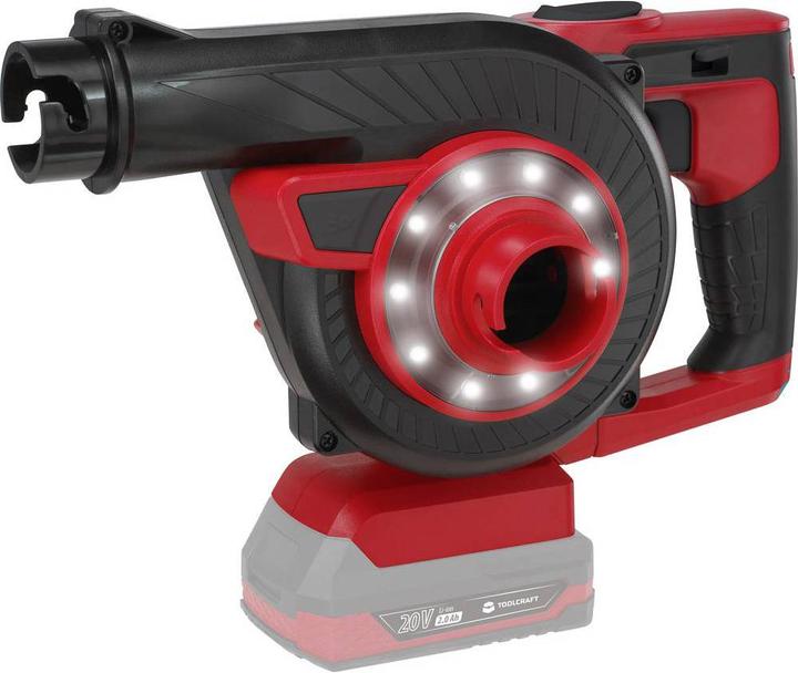 Actual product image Toolcraft TO-6448053 (Rechargeable battery operated, Leaf vacuums, Leaf blower, Vacuum cleaners & blowers)