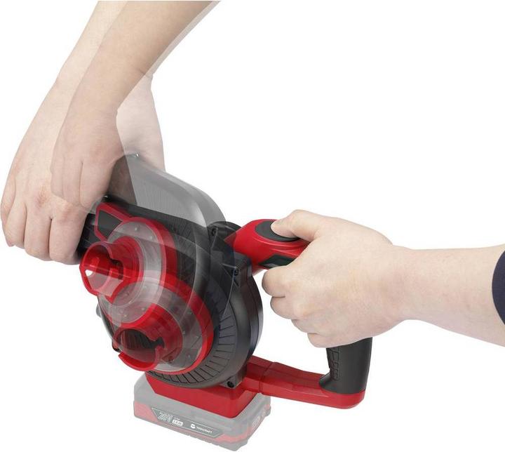 Actual product image Toolcraft TO-6448053 (Rechargeable battery operated, Leaf vacuums, Leaf blower, Vacuum cleaners & blowers)
